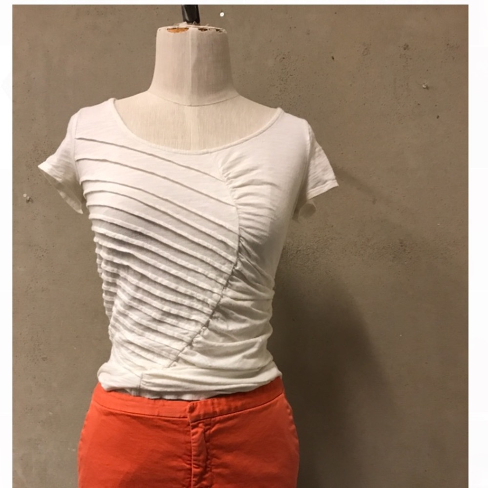 Anthropologie Deletta Gathered Tee